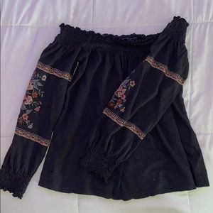 off the shoulder American Eagle long sleeve